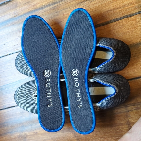 Rothy's | grey birdseye ballet flat - Picture 9 of 10